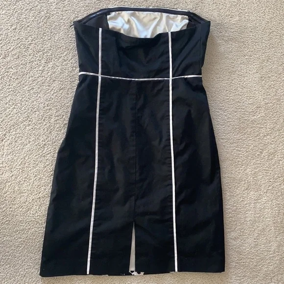 New York & Company Floral Strapless Dress - Picture 3 of 5